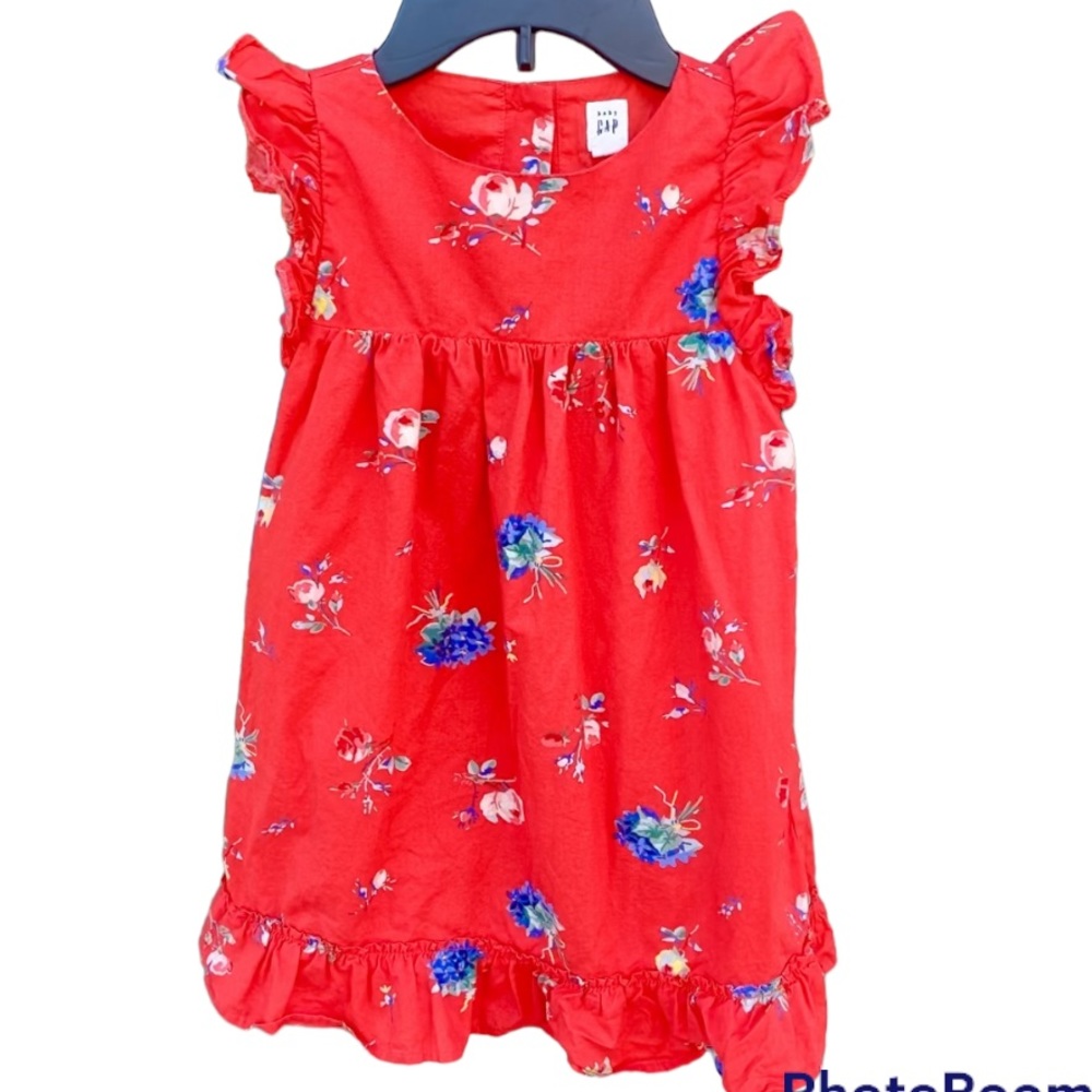 4T Gap Floral Dress and Old Navy Denim Dress - Picture 7 of 8